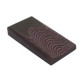 Knife handle pads RICHLITE chocolate-brown-red 128x80x9.4mm